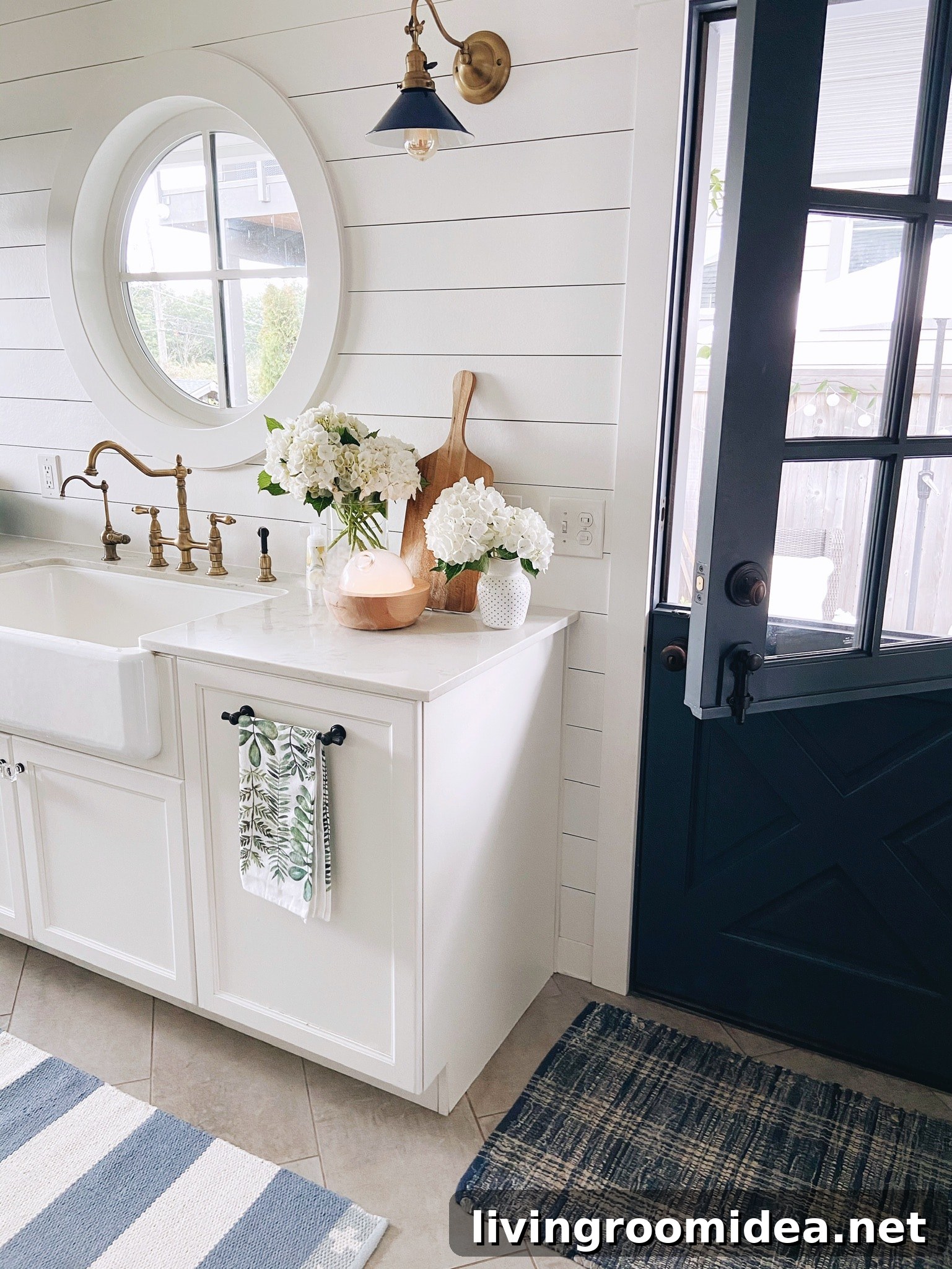Sparkling Sink Habits: 4 Daily Routines for a Cleaner Kitchen 7 Coastal Kitchen Round Window Dutch Door