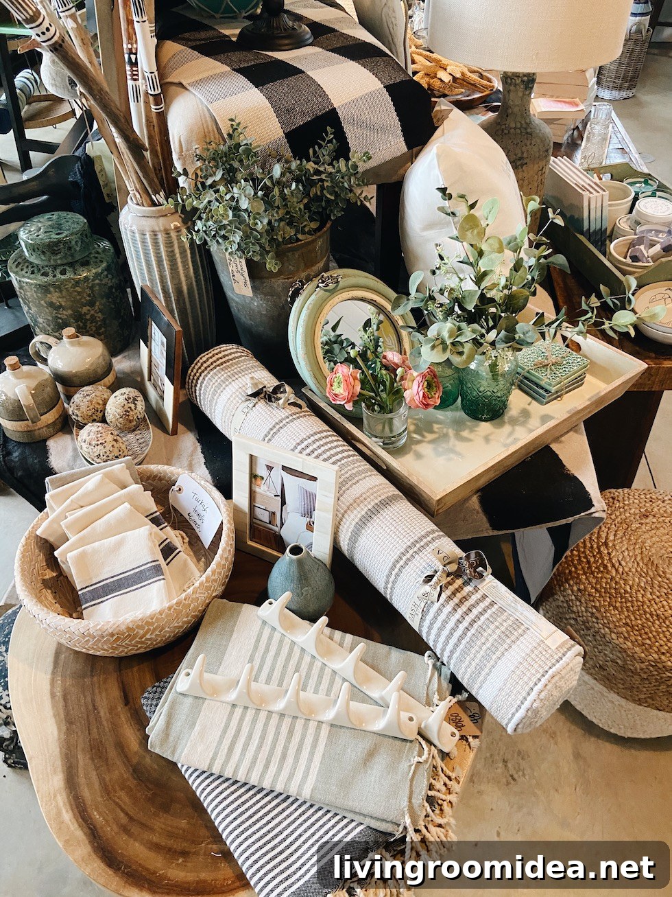 Styled shelves