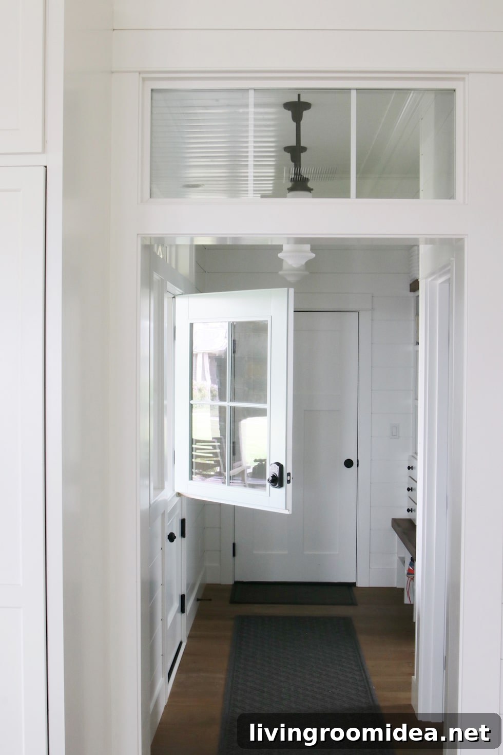 Dutch door mud room