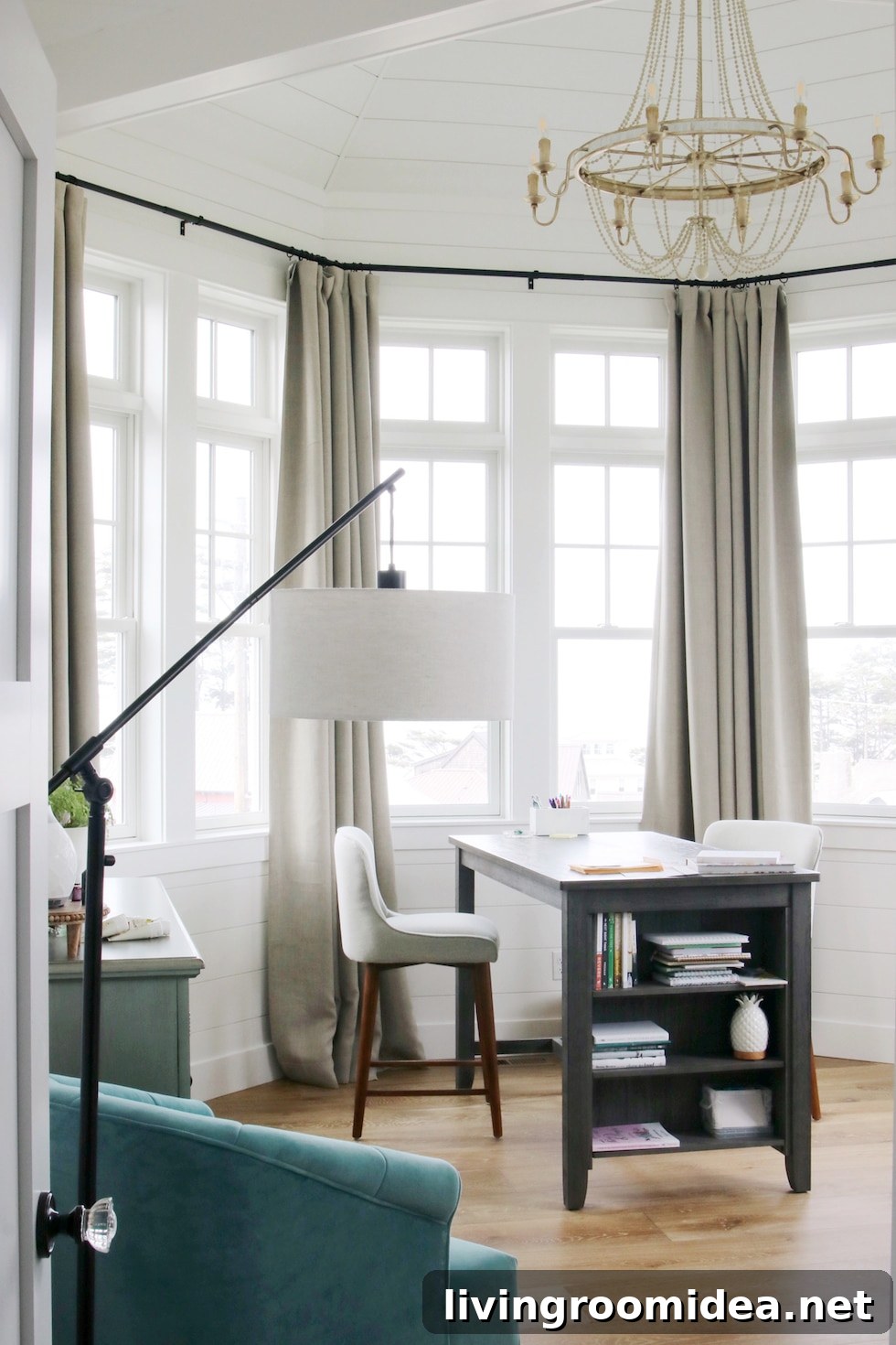 Coastal Dream House Home OFfice