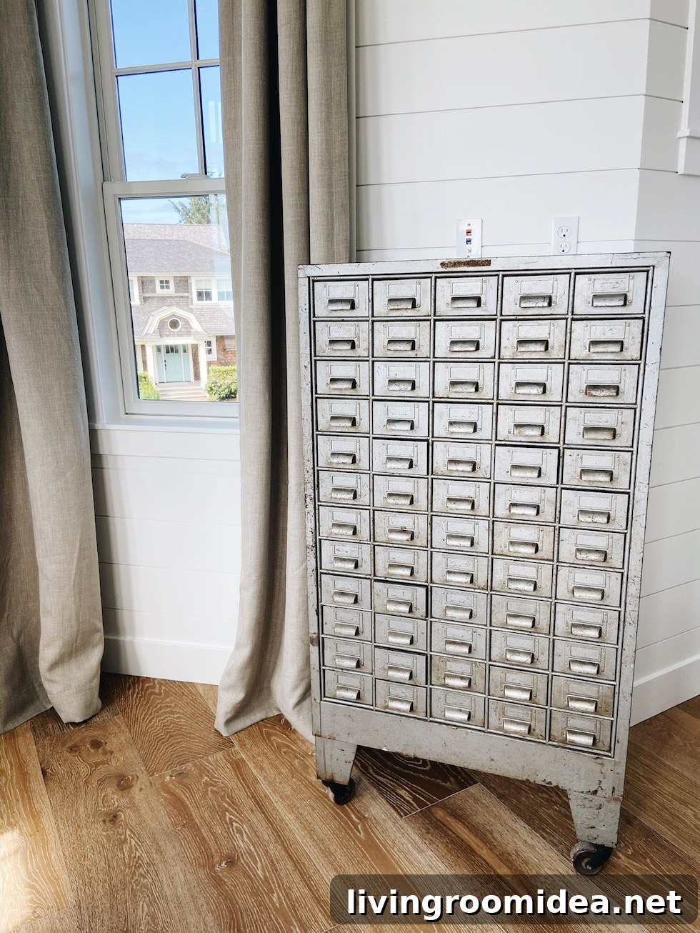 Antique Card File Home Office