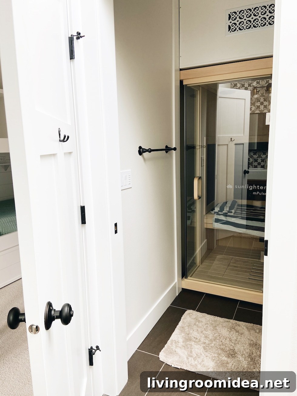 floor tile sauna room