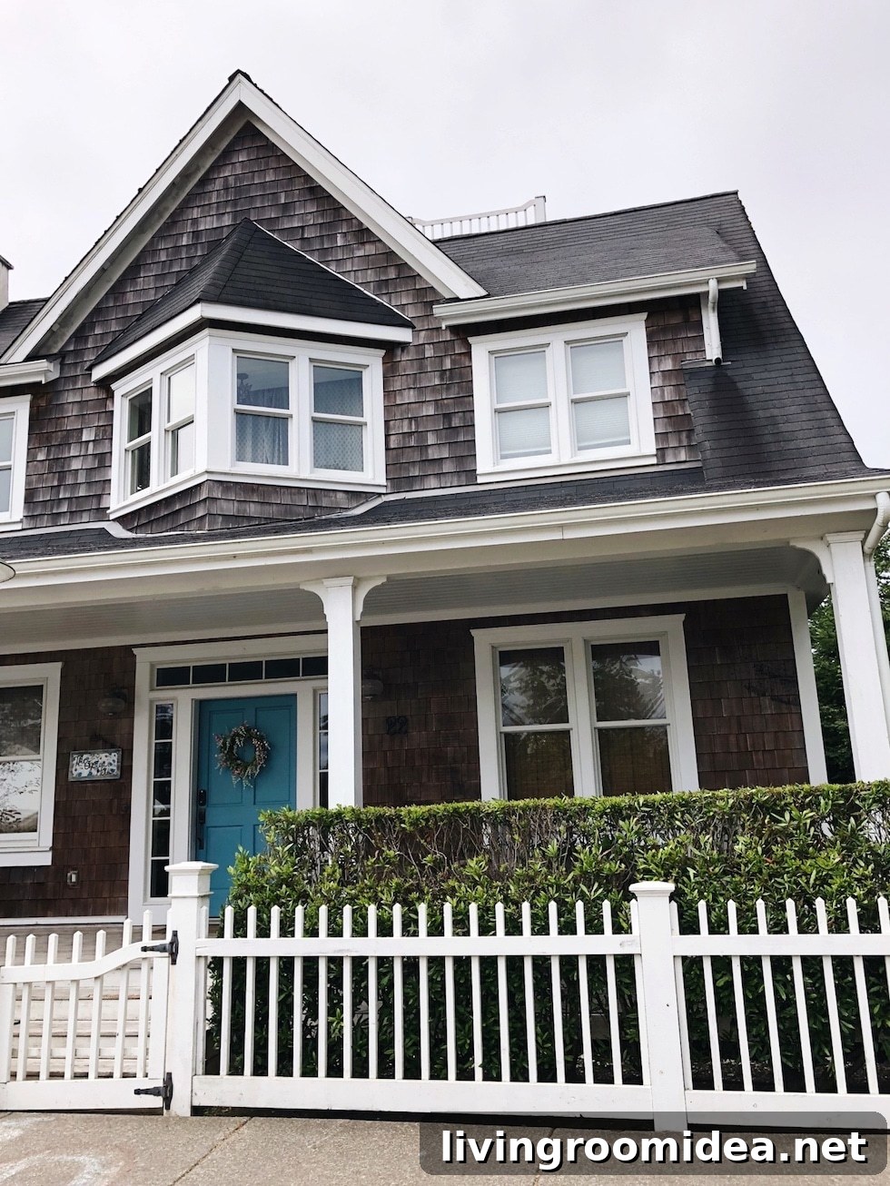 Shingled beach house