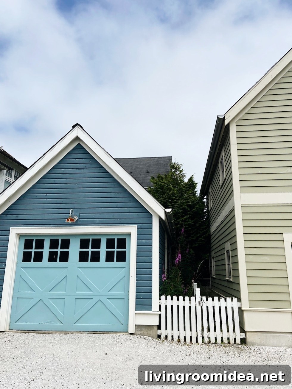 Charming garage door