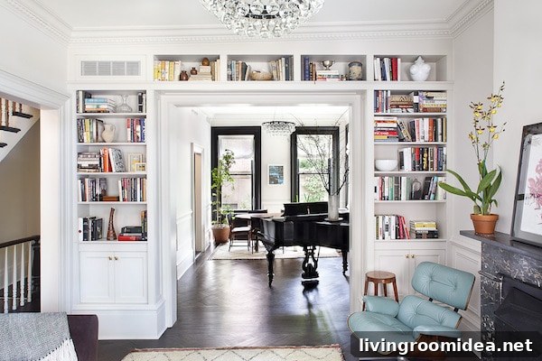 Built-In Bookcase Ideas Inspired by Designer Homes 9 Vision for the Dining Room Built-Ins {My New House}