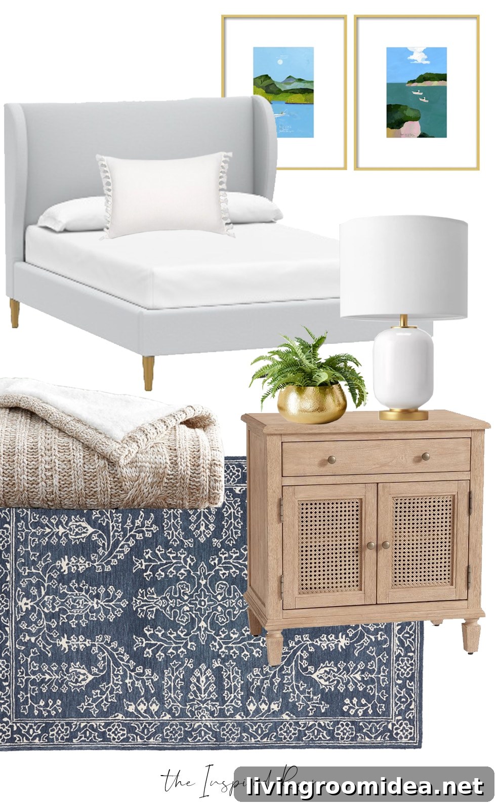 Cozy Bedroom Decor Ideas and Inspiring Mood Boards 4 Minimal modern bedroom mood board