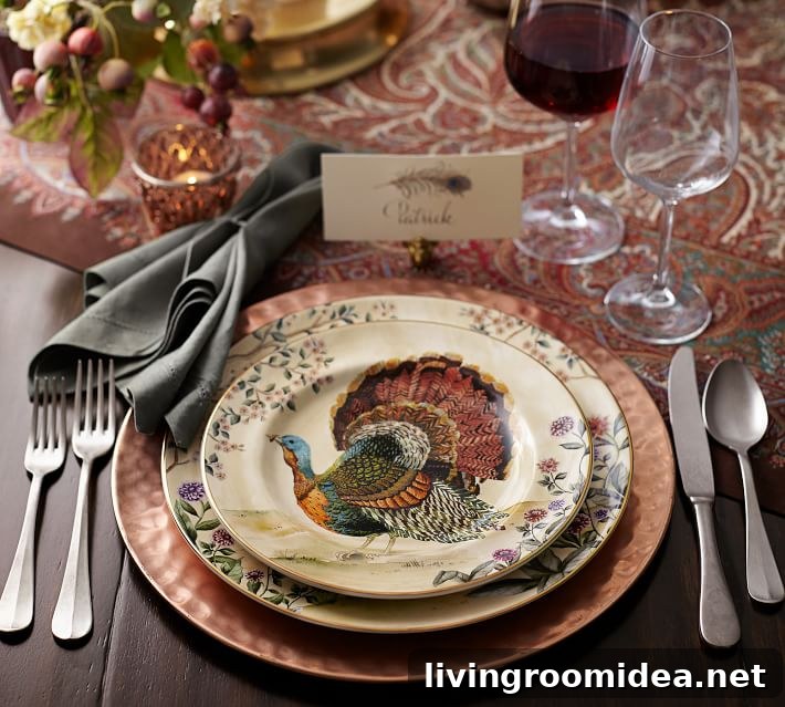 Charming Thanksgiving Table Decor Ideas for a Memorable Meal 7 Festive Thanksgiving plates
