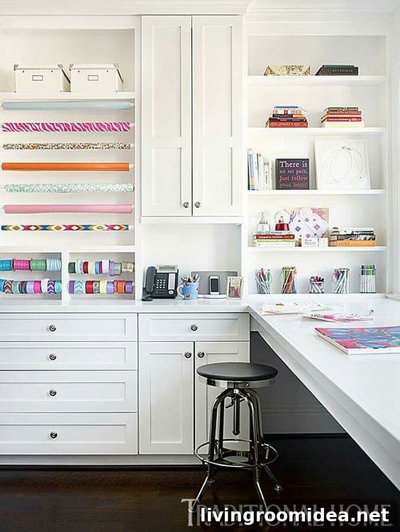 DIY Gift Wrapping Station and Storage Ideas for Small Spaces 2 Creative Studios and Craft Room Inspiration