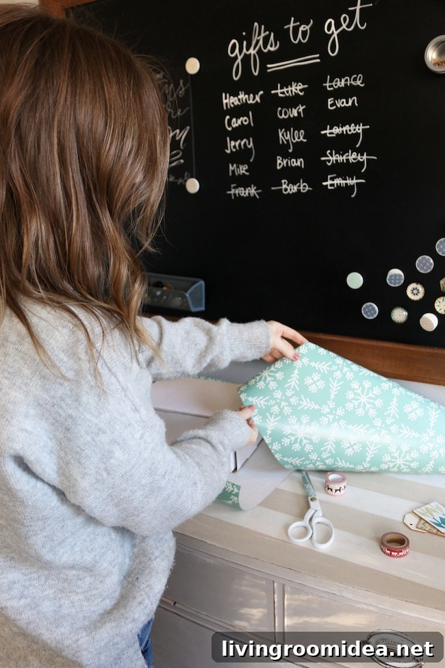 DIY Gift Wrapping Station and Storage Ideas for Small Spaces 3 img 130026 2 1