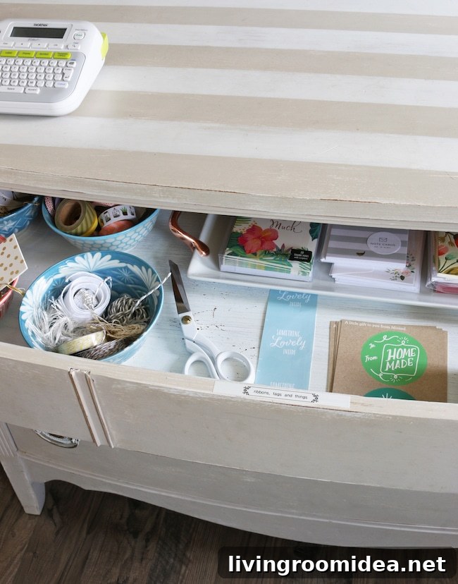 DIY Gift Wrapping Station and Storage Ideas for Small Spaces 4 img 130026 3 1