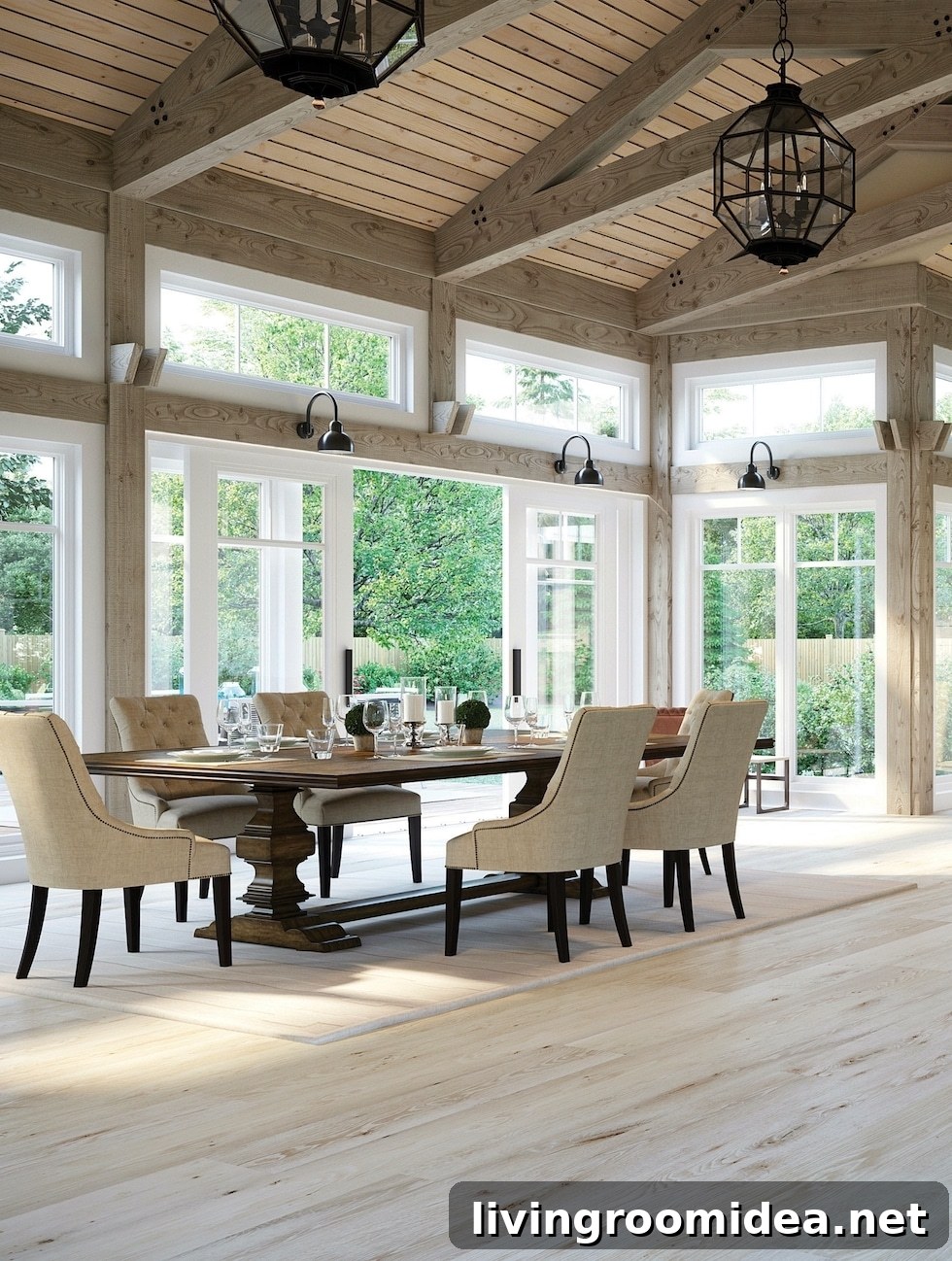 White Oak whitewash finish