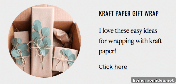 Christmas Recipes and Decor Ideas for Cozy Home Saturdays 4 Kraft paper gift wrapping