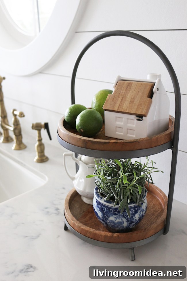 12 Stylish Home Accessories to Organize Every Room 7 tiered stand