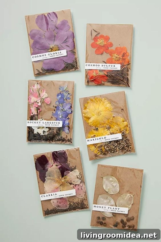 Cosmos seed packet