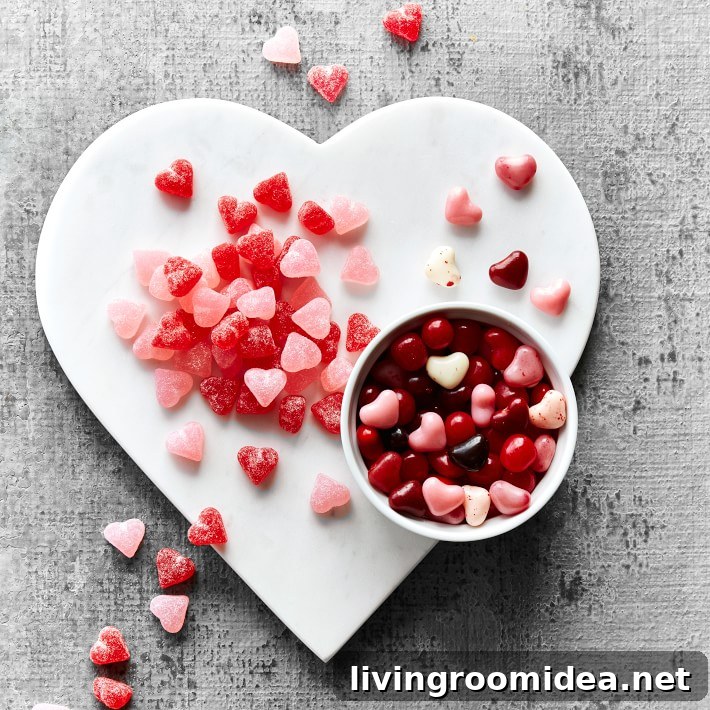 Sour Gummy Hearts