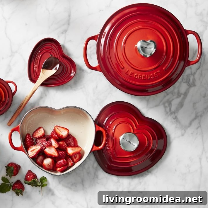 Heart Shaped Le Creuset Pan
