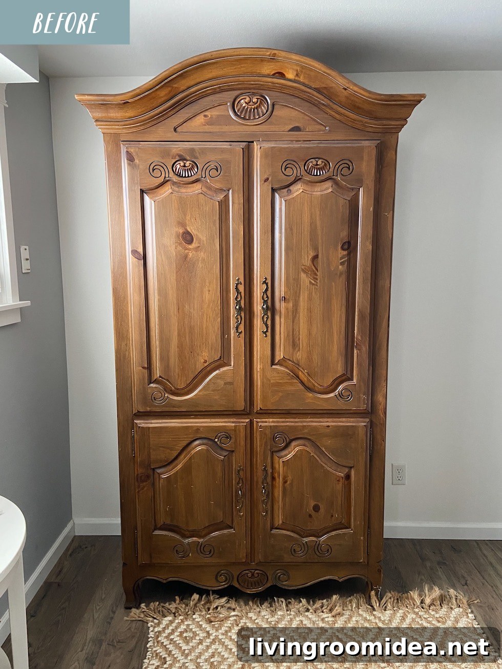 Painted Armoire Reveal: Before and After Milk Paint Makeover 3 img 133296 2 1