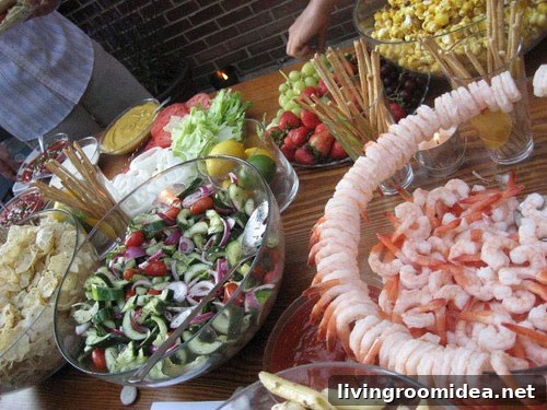 wedding food buffet