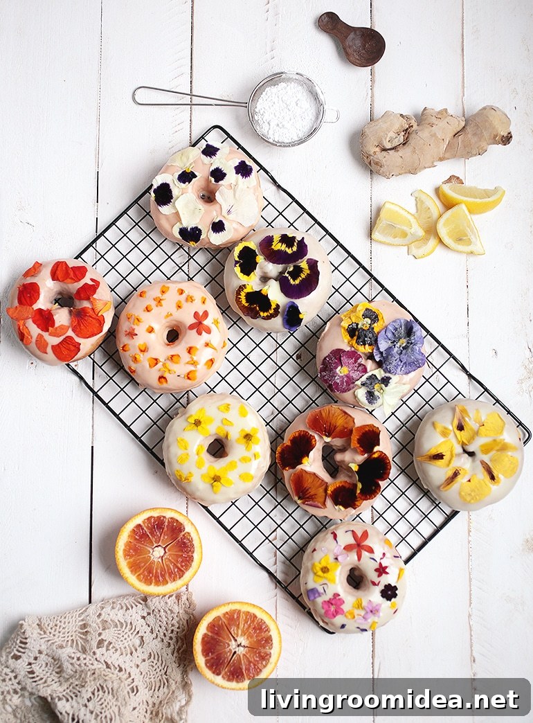 Floral Donuts