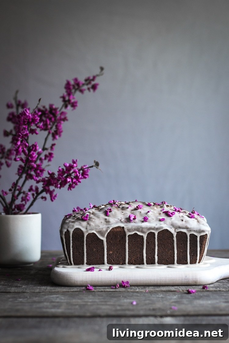 Redbud Lemon Cornmeal Loaf Cake