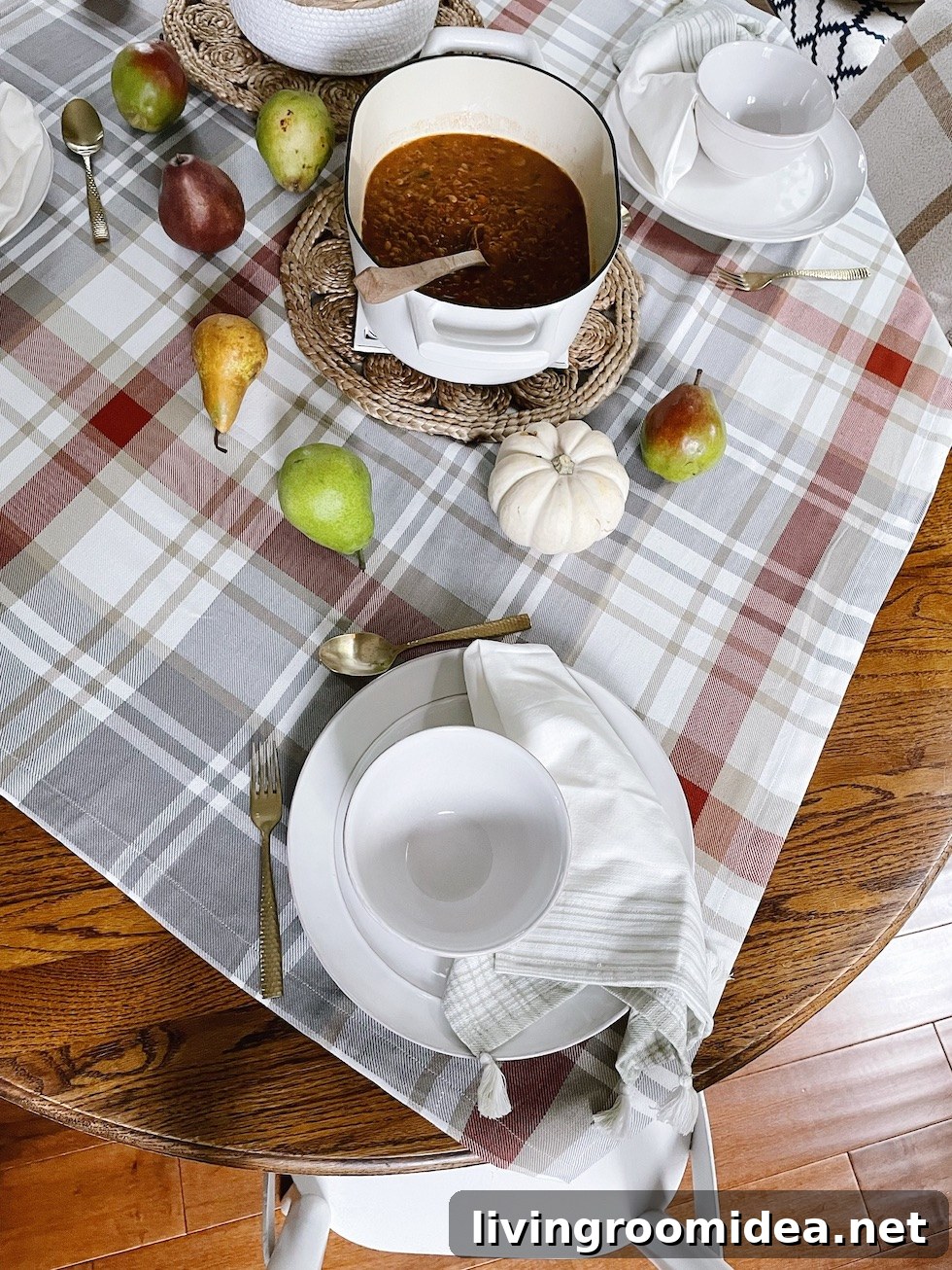 Cozy Fall Dining Room Reveal and Simple Tablescape Ideas 17 img 138407 17 1