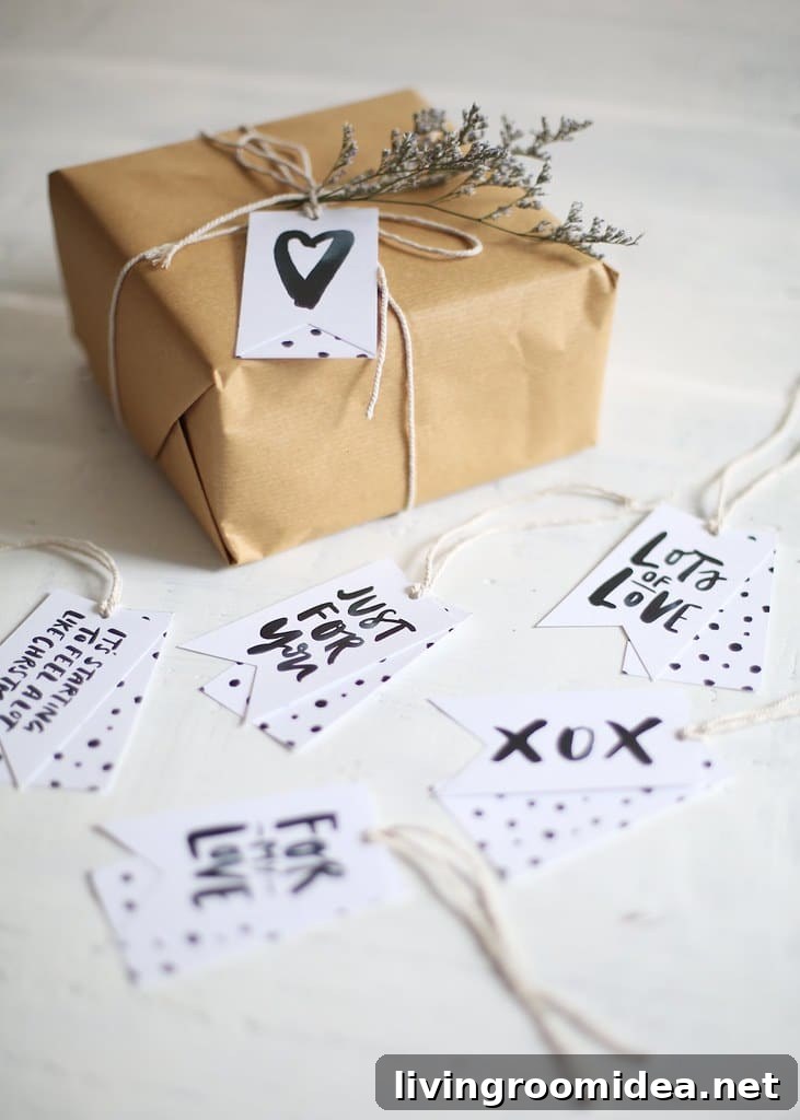 Printable Gift Tags 2021 and Creative Gift Wrap Ideas 15 img 139930 14 1
