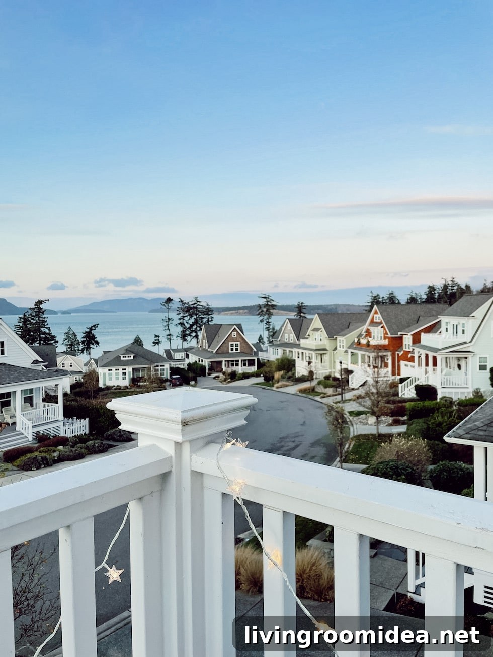 Bedroom deck with a view