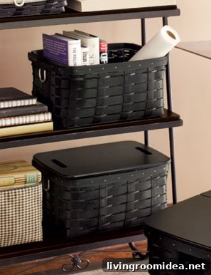Longaberger black baskets Longaberger black baskets