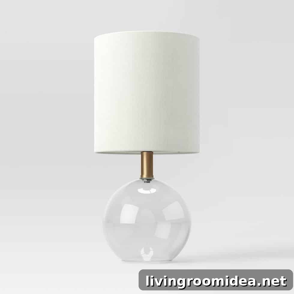 Mini Glass Table Lamp