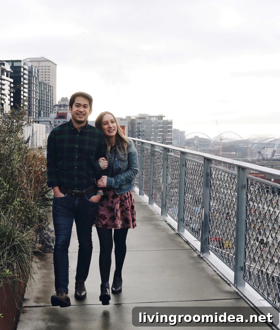 Courtney’s Wedding Mood Board, Planning Details & Q&A 2 Engagement photo at Pike Place Market