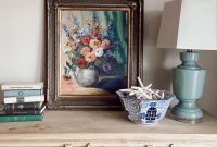 Decorating with Moody Floral Art: Original Painting & Where to Find Similar Styles