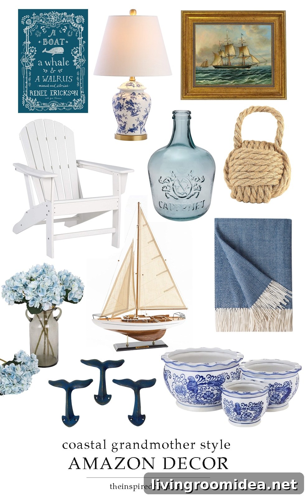 Coastal Grandmother Decorating Style Basics on Amazon