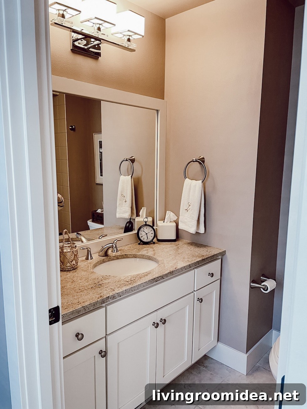 beach house before photo guest bathroom