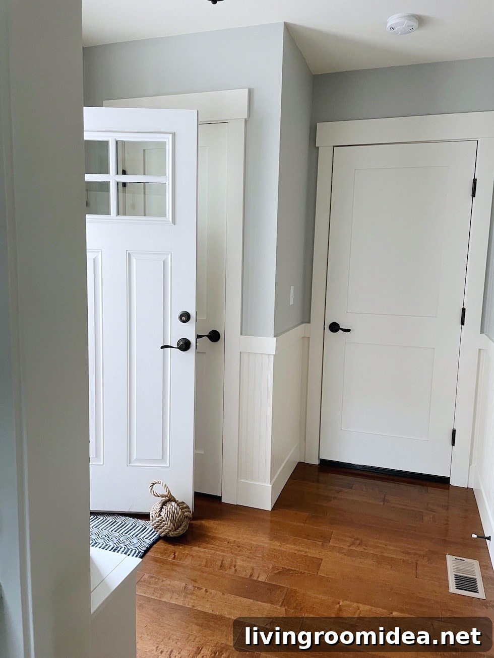beach house before photos mudroom between kitchen and garage