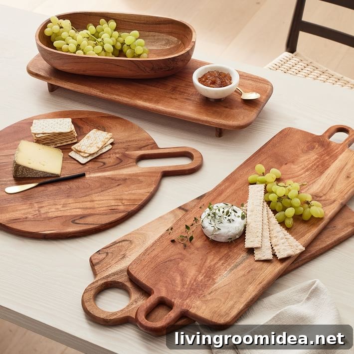 Summer Mood Boards and Memorial Day Sales 2022: Outfit + Decor Ideas 15 Wood serveware