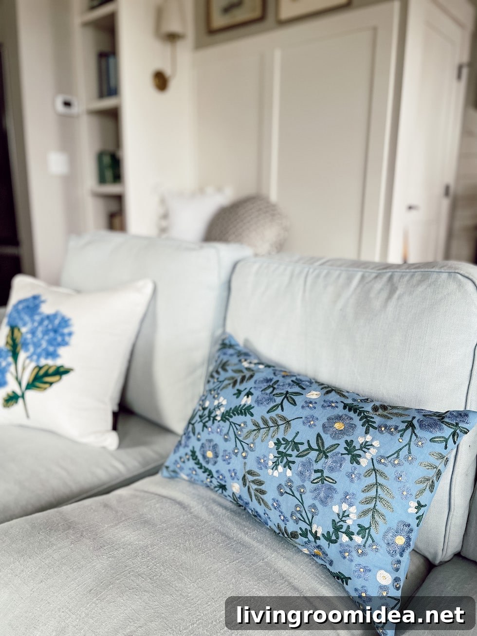 Botanical pillows  Rifle Paper Co x Loloi