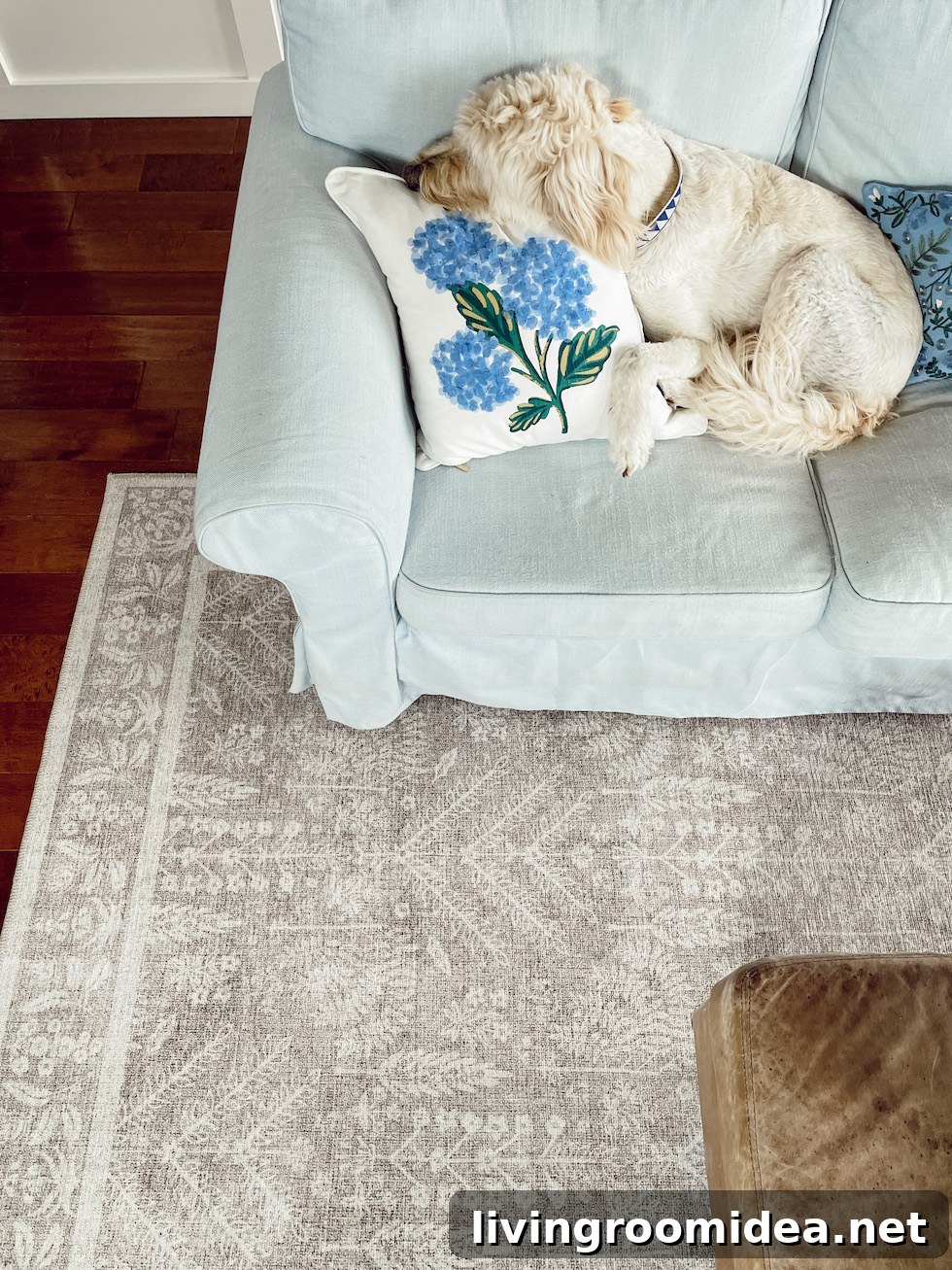 Summer Decorating: New Rifle Paper Co. x Loloi Rugs Collection 6 Botanical rugs and pillows from Rifle Paper Co x Loloi Collection