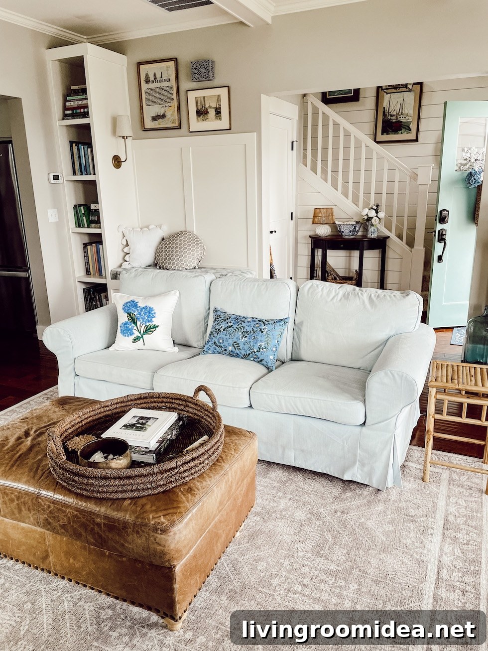  Summer Living room with Rifle Paper Co x Loloi