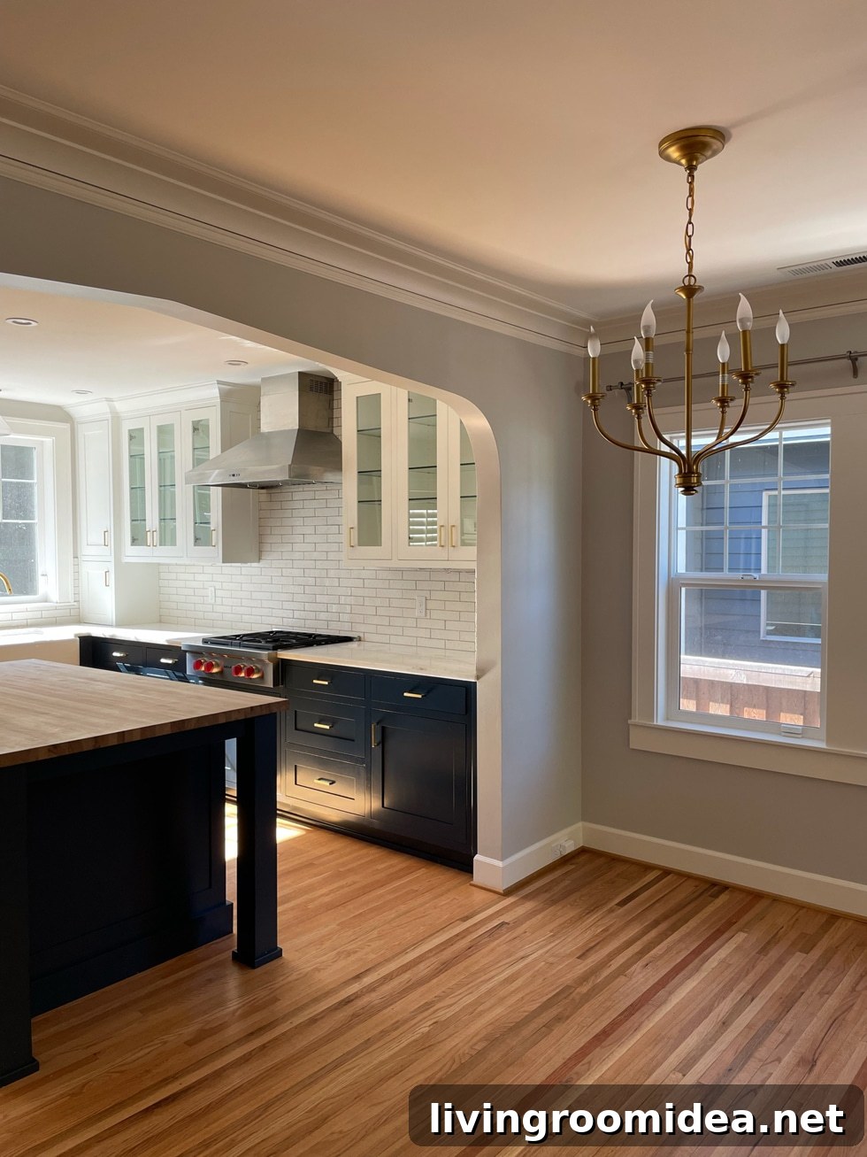 Here's our Cape Cod style home the day we moved in one year ago!