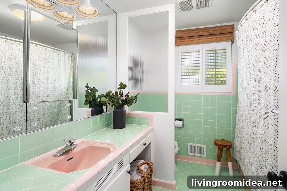 7 Fresh Upgrades to Our Vintage Mint Green and Pink Bathroom 4 img 144964 3