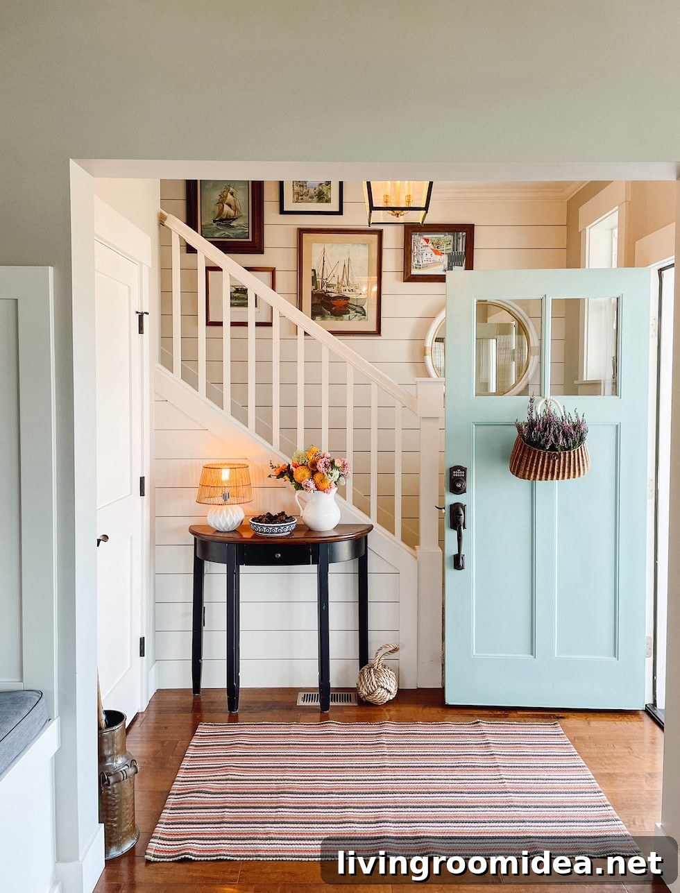 Dash and Albert Rug. A fall entry, small space ideas and tips to create a more welcoming home