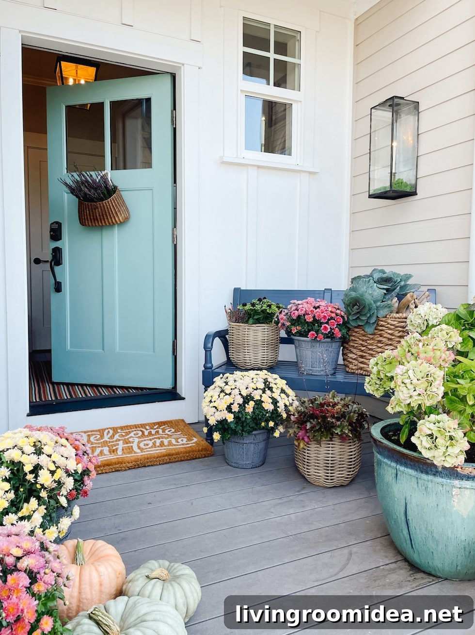 Fall front porch ideas