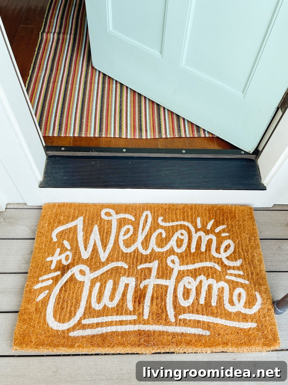 Welcome to our home door mat