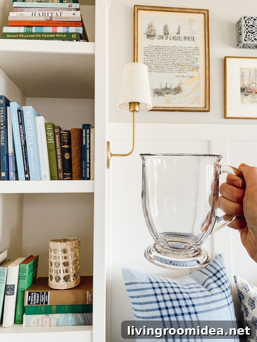 Glass coffee mugs