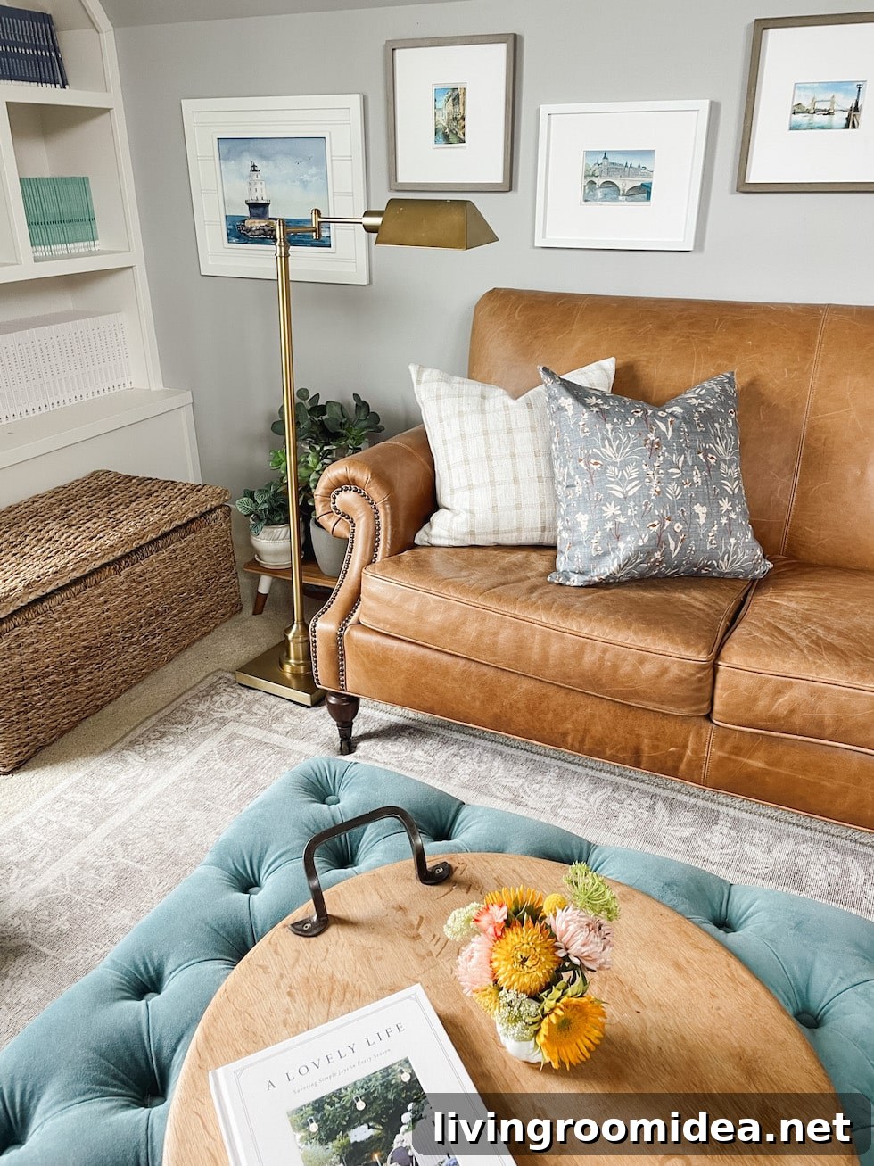 Pillow patterns and color palette that works together