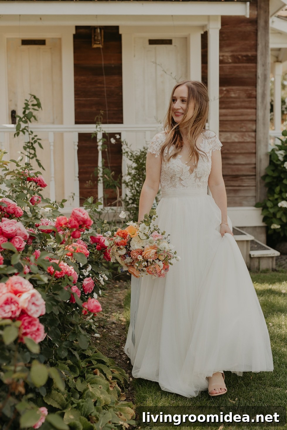 Garden nursery wedding photos