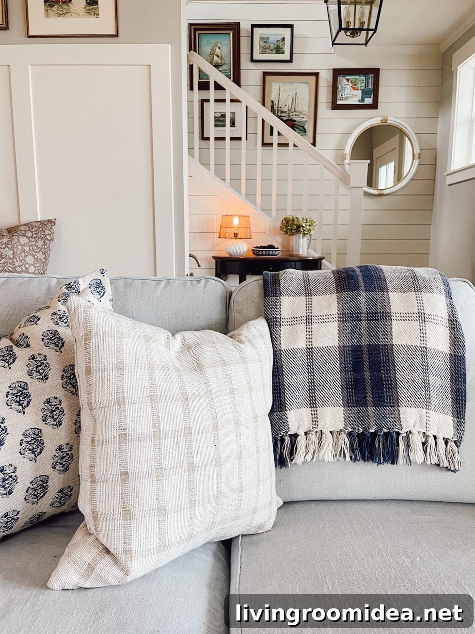 7 Simple Changes That Made Our House Feel Like Home in Year One 5 Small entry and living room