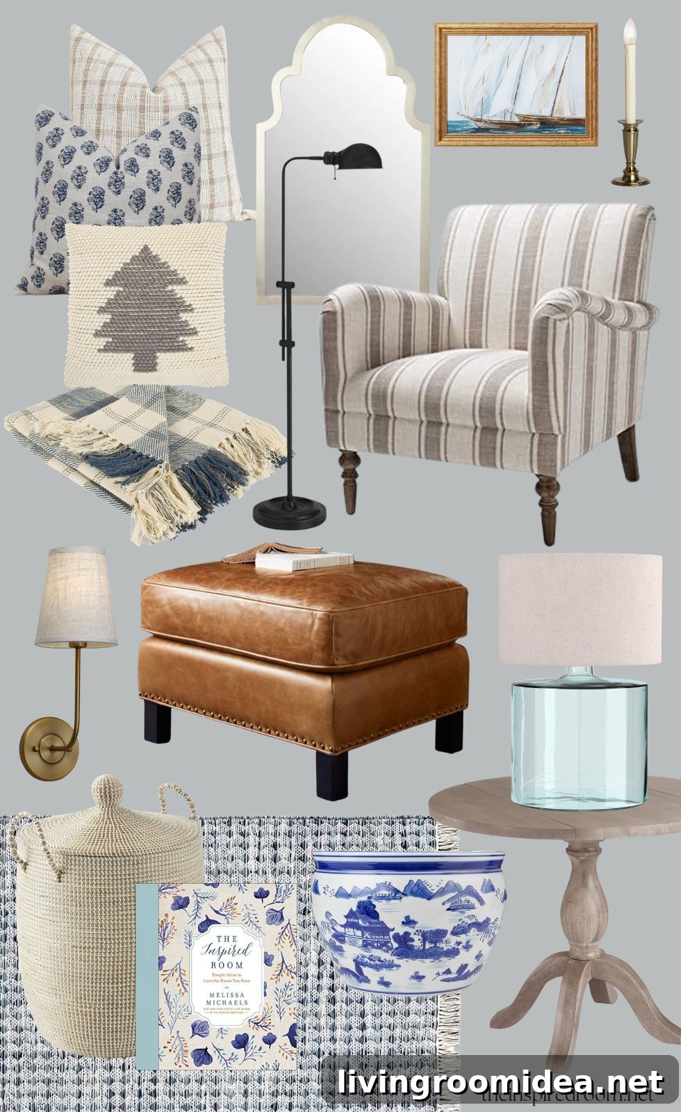 Coastal Cottage Winter Decor Mood Board Ideas 3 Coastal Cottage Winter Mood board