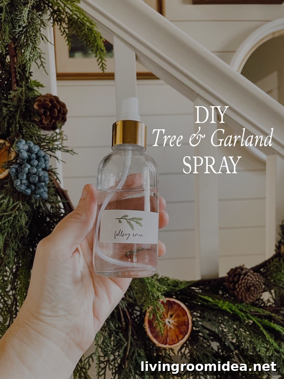 Christmas tree spray ingredients