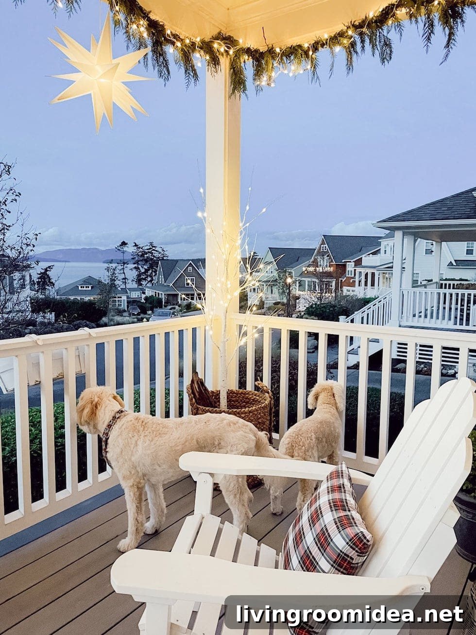 Why We Love Moravian Star Porch Lights — 4 Charming Reasons 3 Moravian stars Christmas decor
